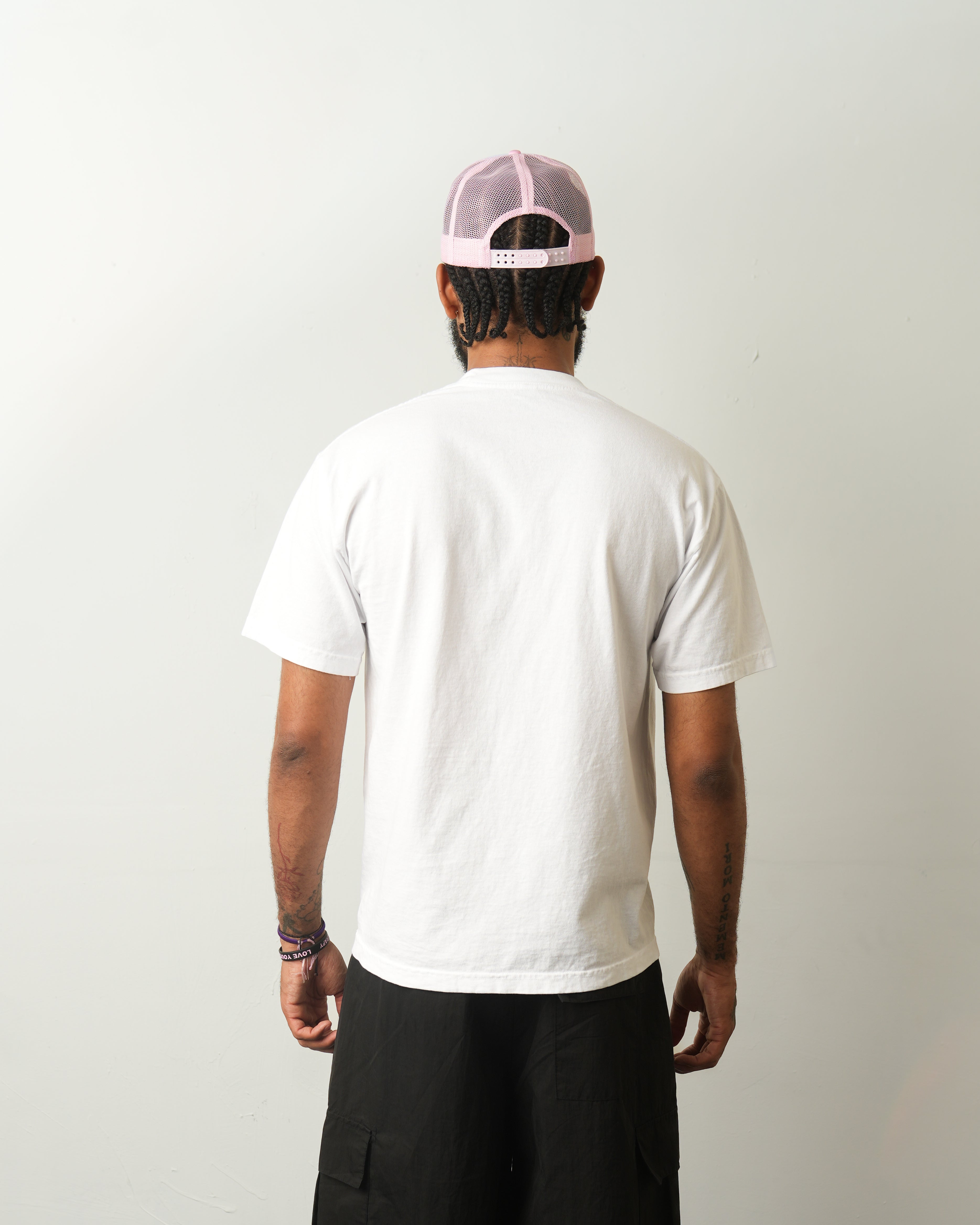 WE ❤️ EMOTIONAL THERAPY T-SHIRT (WHITE) RHINESTONE