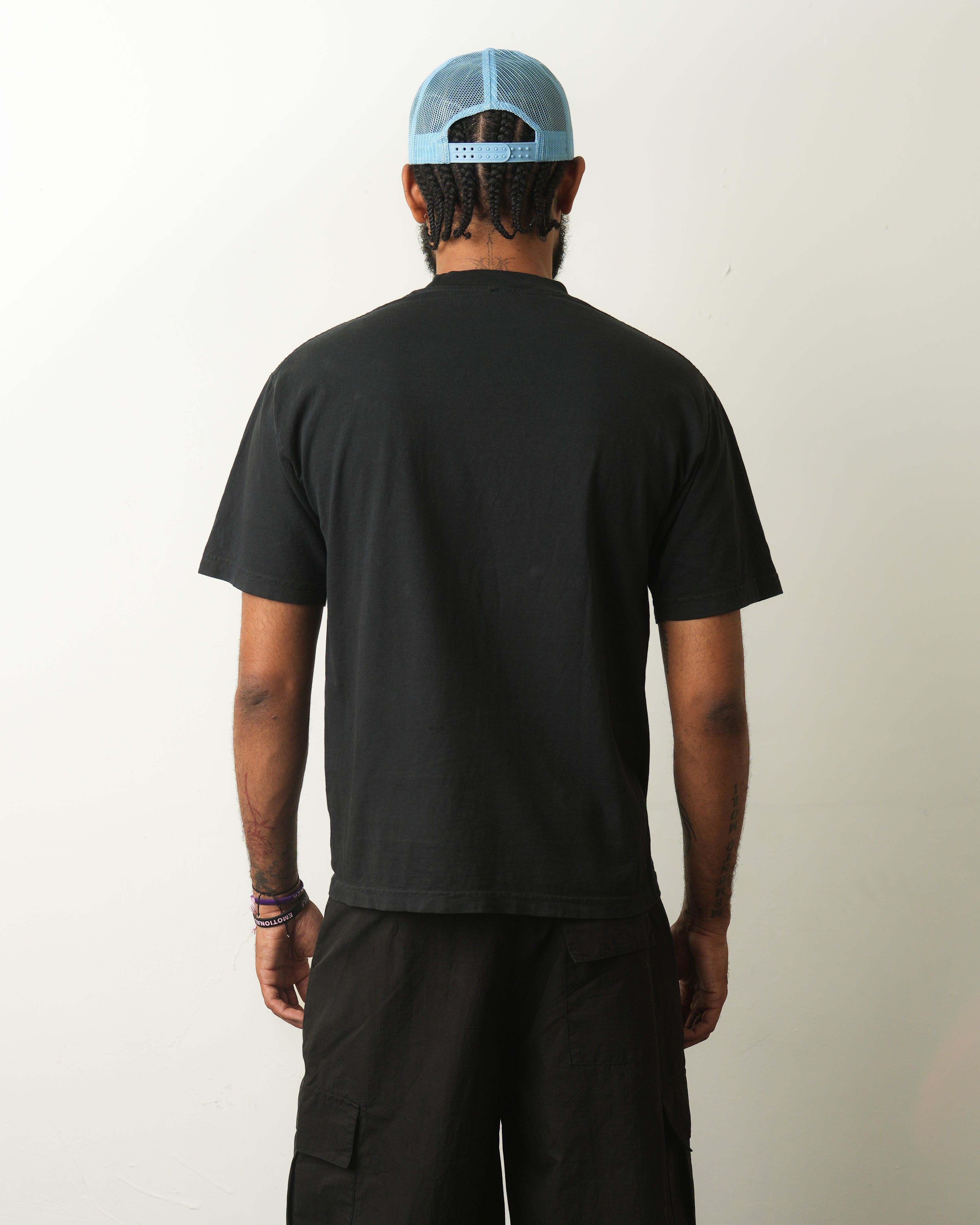 WE ❤️ EMOTIONAL THERAPY T-SHIRT (BLACK) RHINESTONE