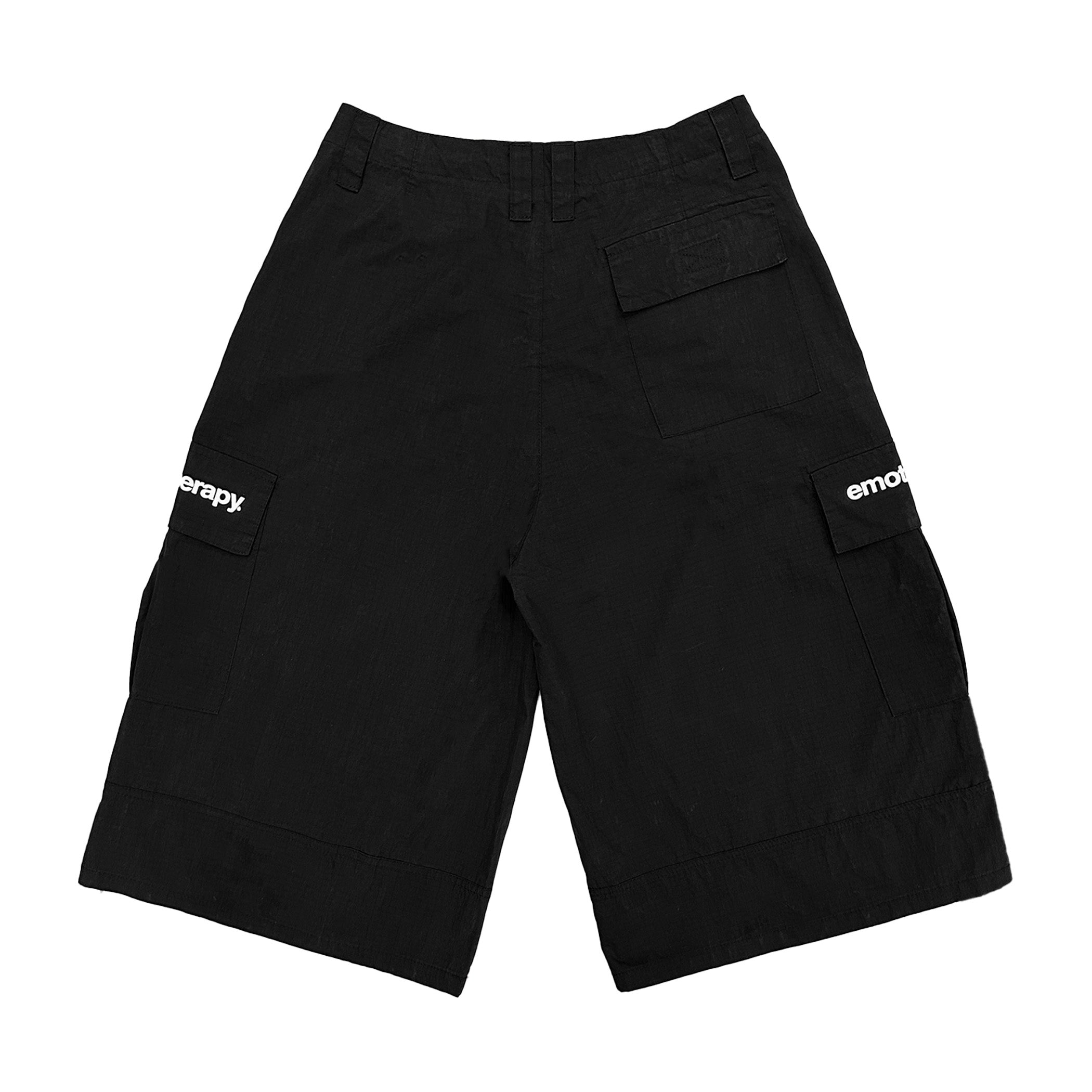 ET Nylon Cargo Shorts (Black)