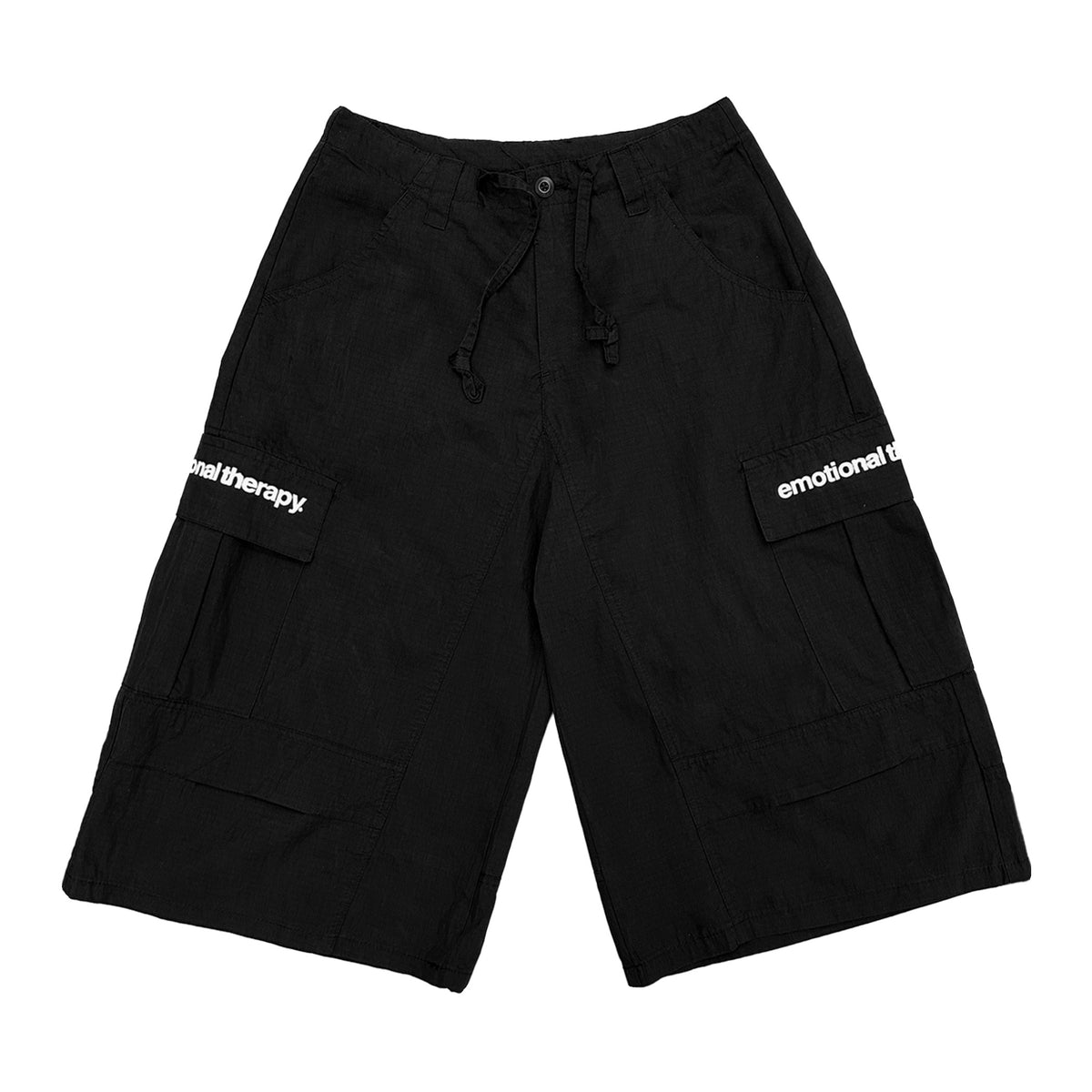 ET Nylon Cargo Shorts (Black)