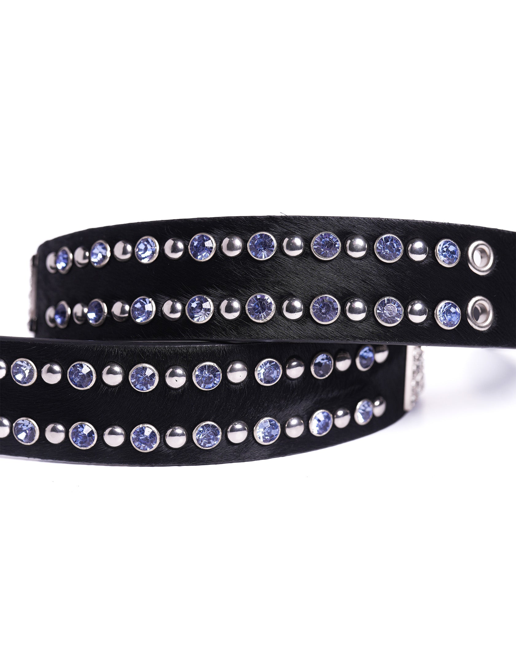 MADGRILLZ Black Pony Hair Belt