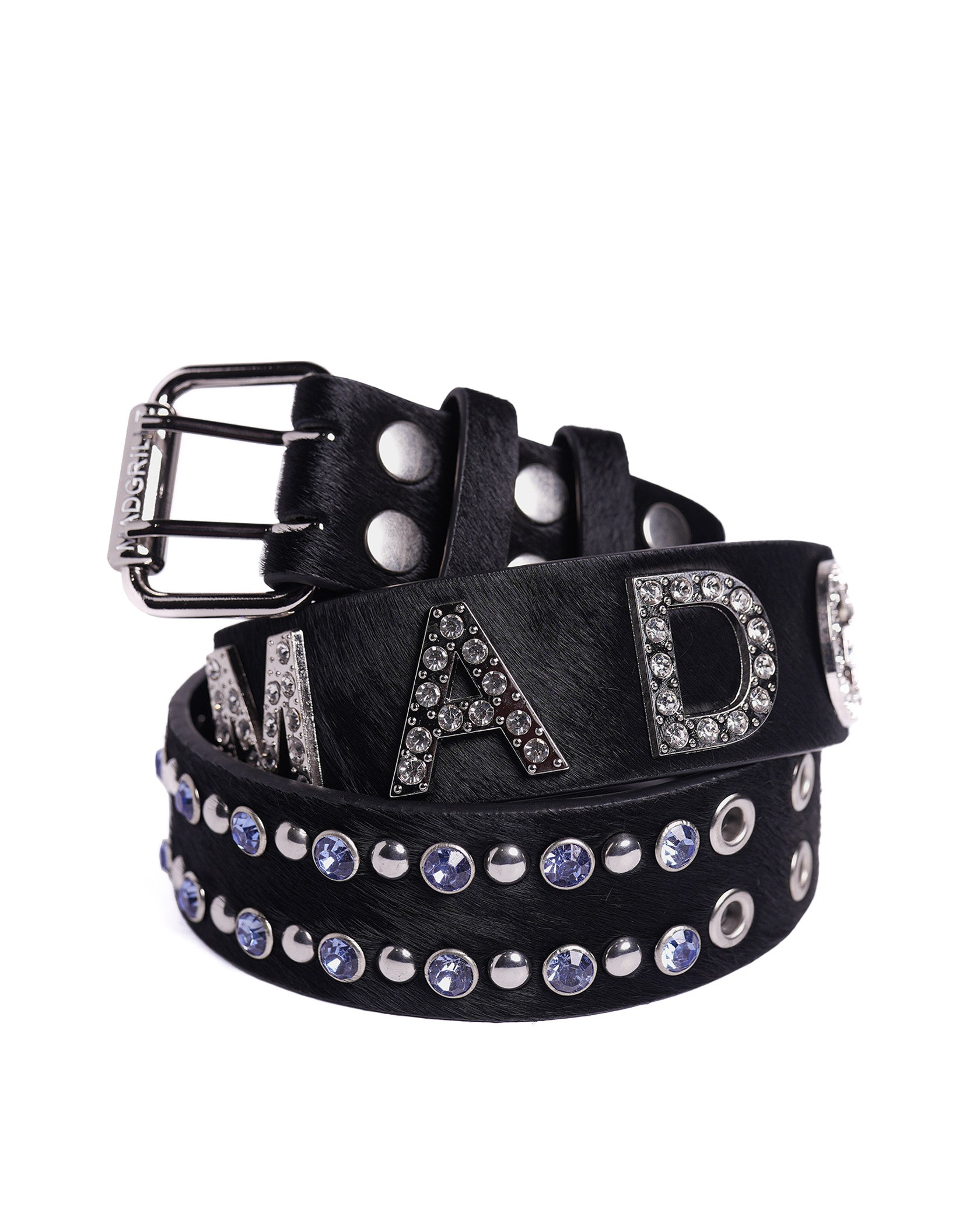 MADGRILLZ Black Pony Hair Belt