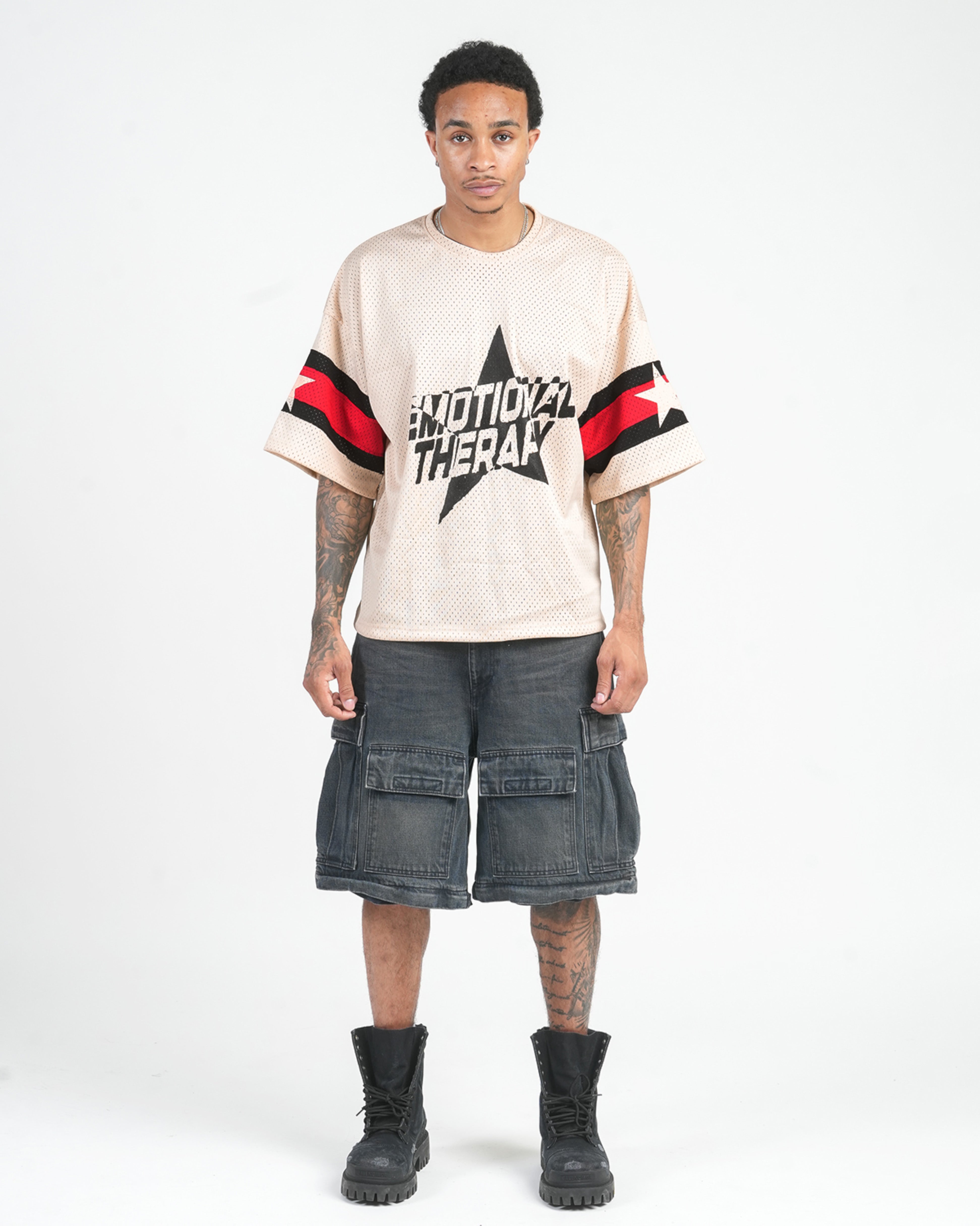 ET Mesh Star Jersey (Cream)