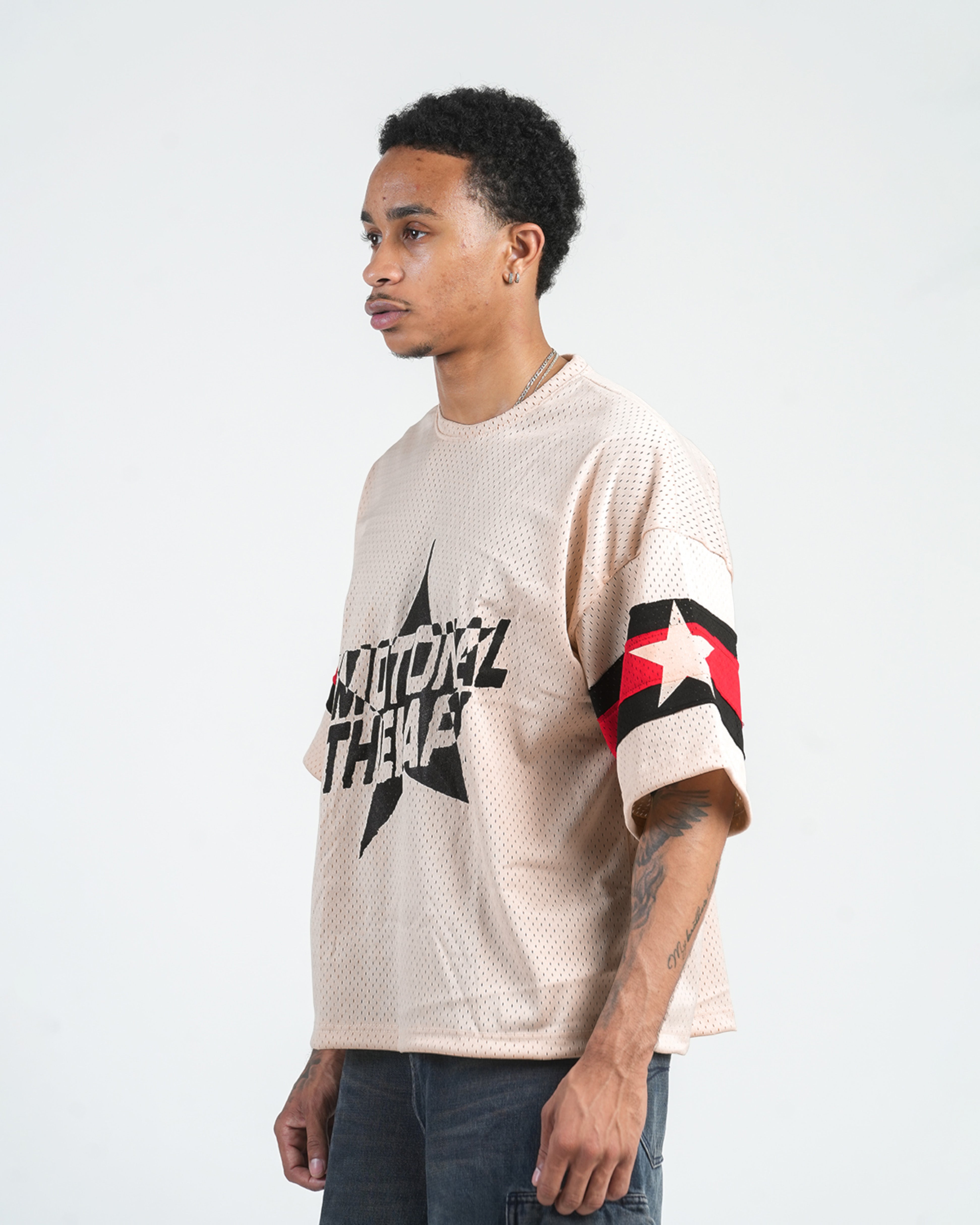 ET Mesh Star Jersey (Cream)