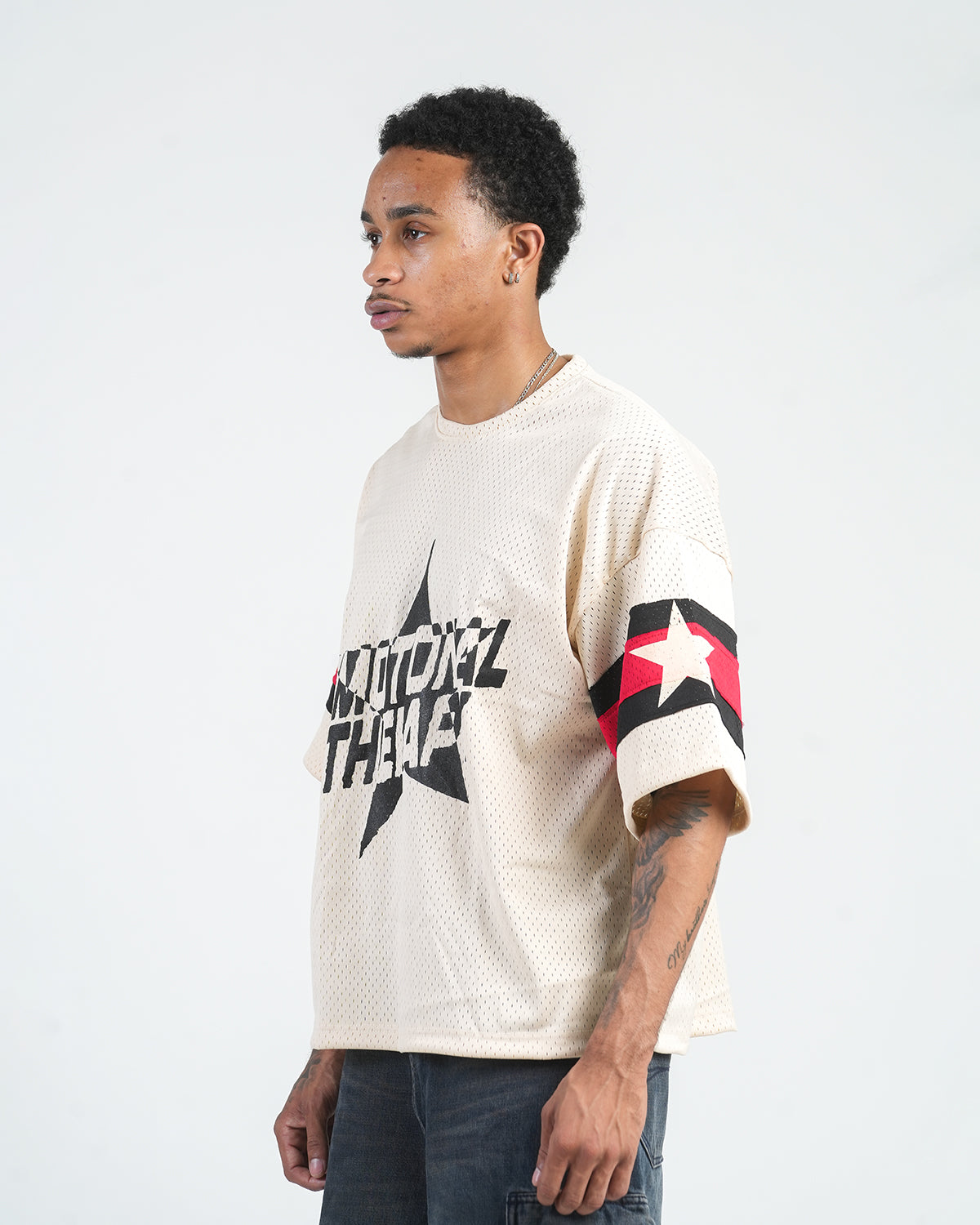 ET Mesh Star Jersey (Cream)
