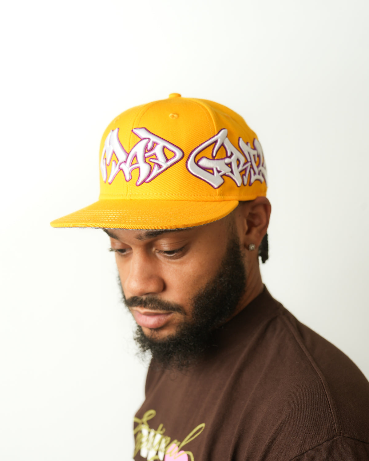 MADGRILLZ GRAFFITI FITTED (SUNRISE YELLOW)