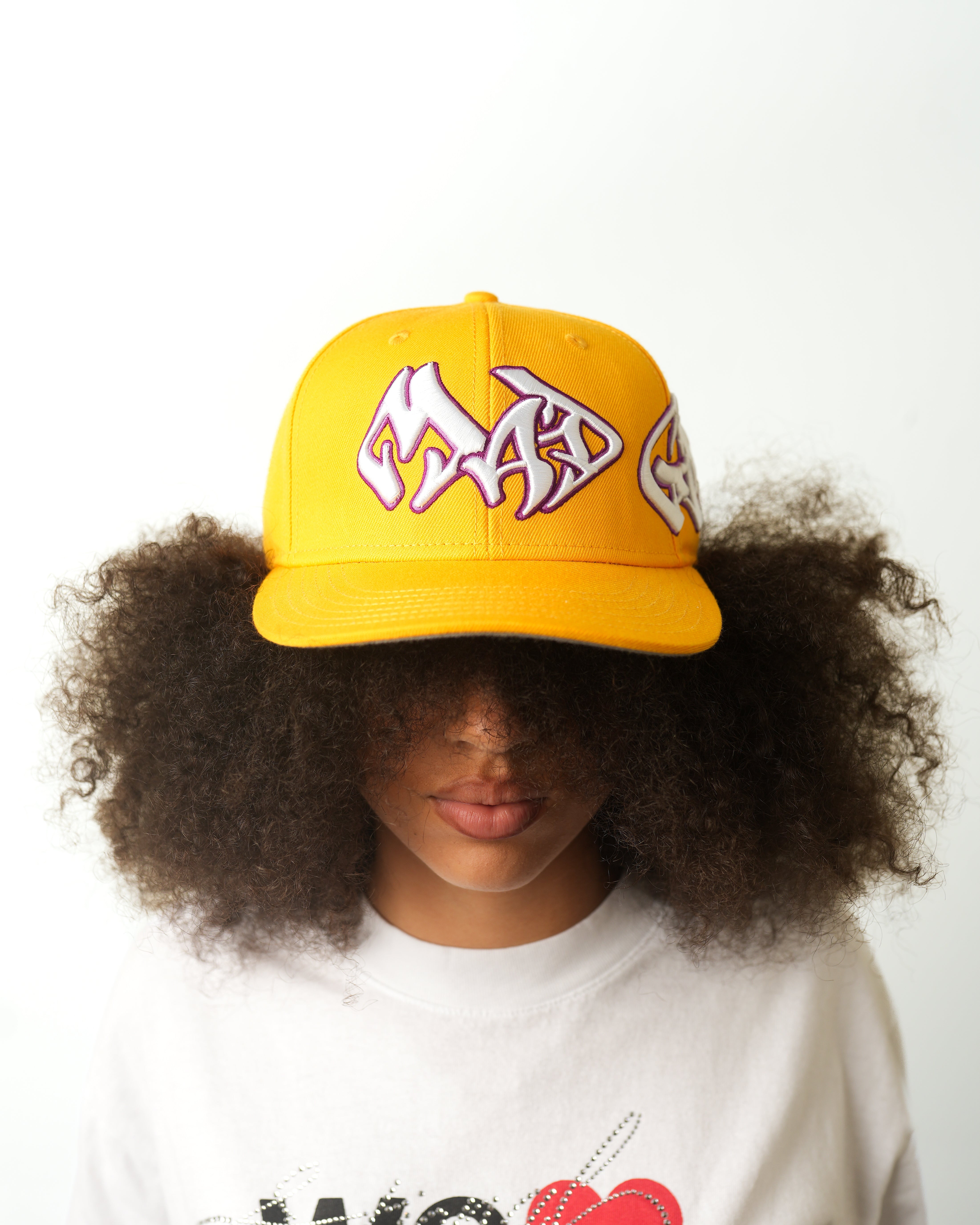 MADGRILLZ GRAFFITI FITTED (SUNRISE YELLOW)