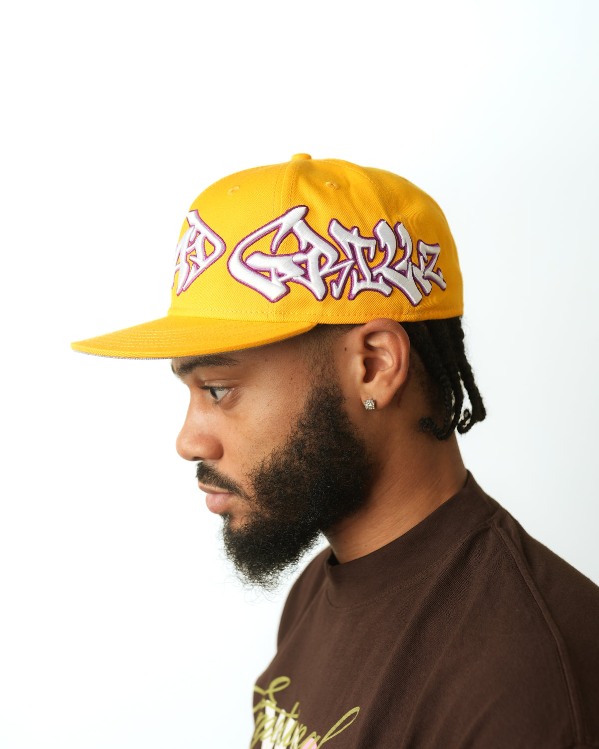 MADGRILLZ GRAFFITI FITTED (SUNRISE YELLOW)