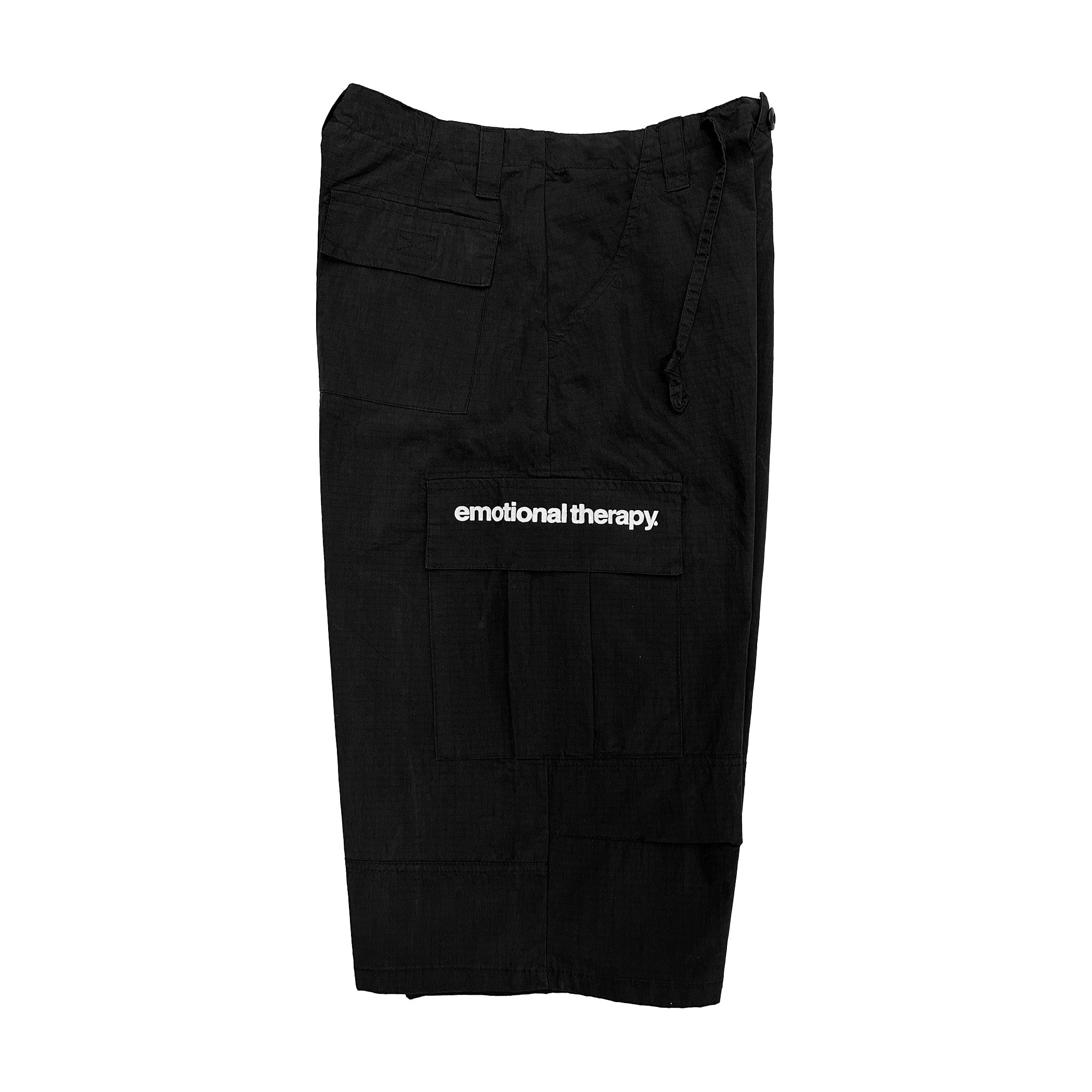ET Nylon Cargo Shorts (Black)