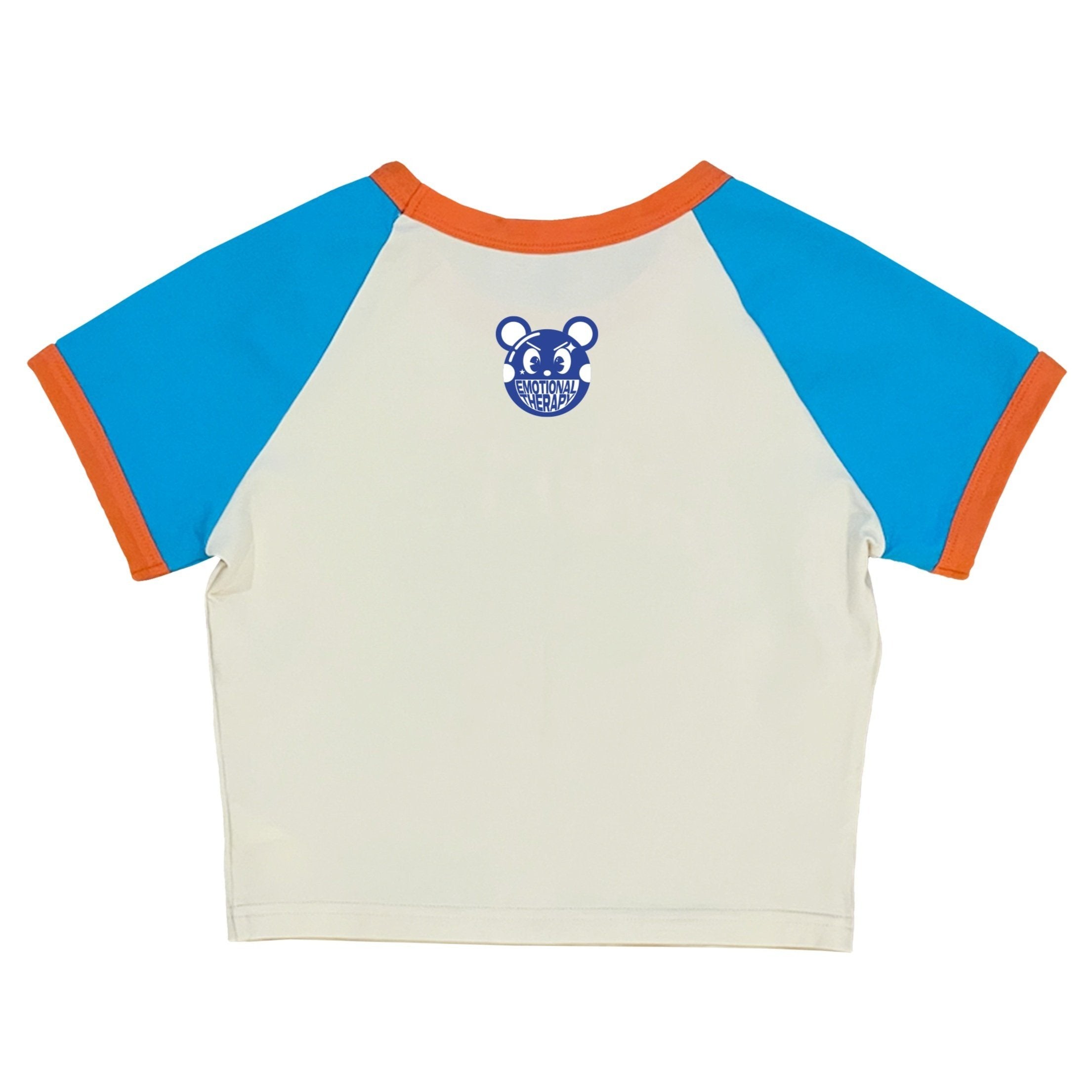MG UNIFORM BABY TEE (BLUE + ORANGE)