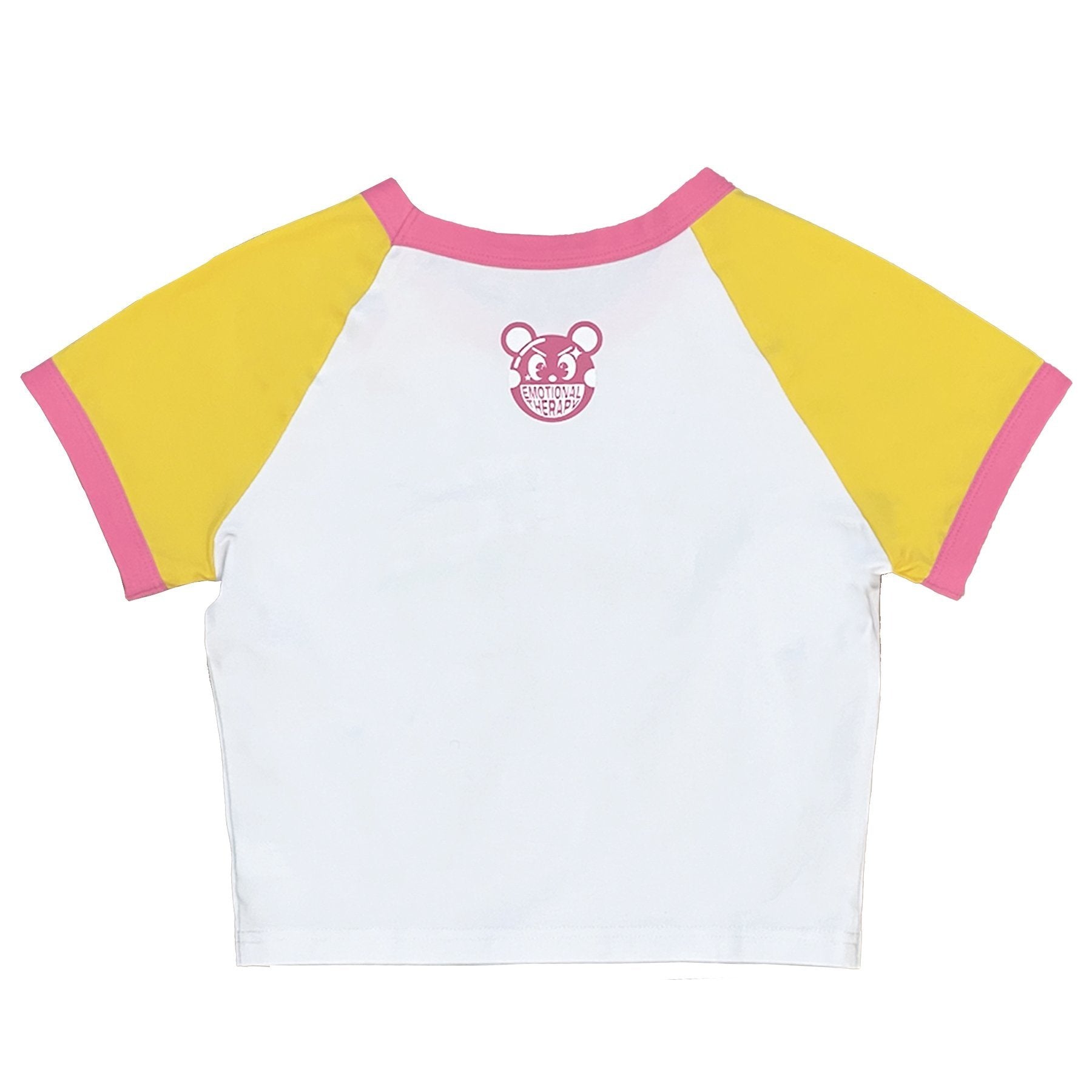MG UNIFORM BABY TEE (PINK + YELLOW)
